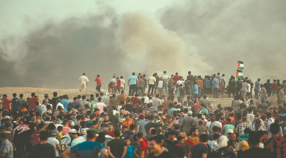 مسيرة "الارض مش للبيع" ردا على سماسرة المرحلة ومؤتمر المنامة لتصفية القضية الفلسطينية