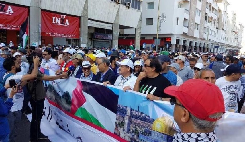 #لا_لصفقة_القرن /هيئة مغربية تدعو الرباط للانسحاب من "ورشة الخيانة" في البحرين