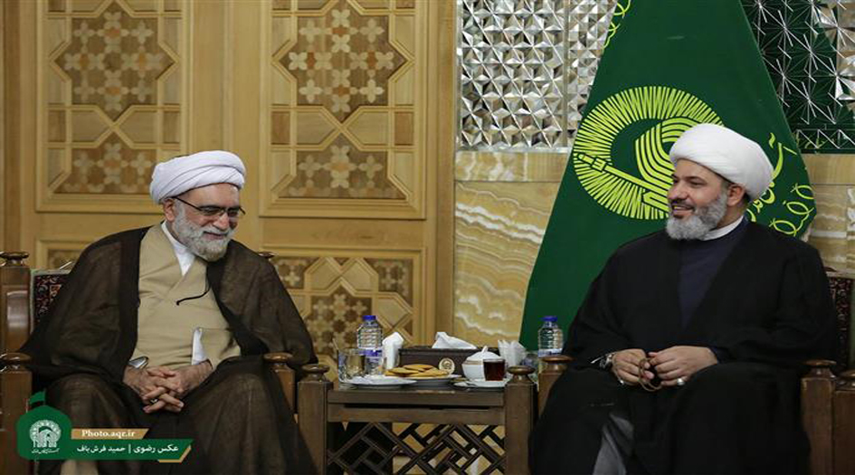 سادن العتبة الرضوية المقدسة: اهل البيت(ع) حبل الصداقة بين الشعبين الإيراني والعراقي