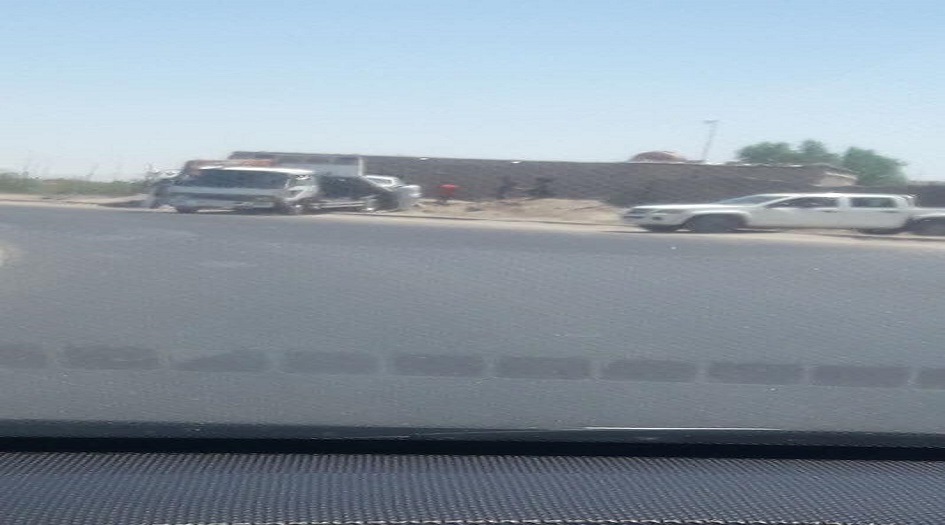 شاهد... سائق عجلة يدخل بطرقة فريدة من نوعها الى منزل في النجف!