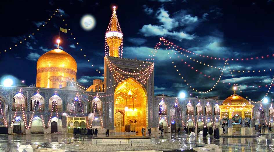 الصلوات الخاصة بالإمام الرضا عليه السلام مكتوبة