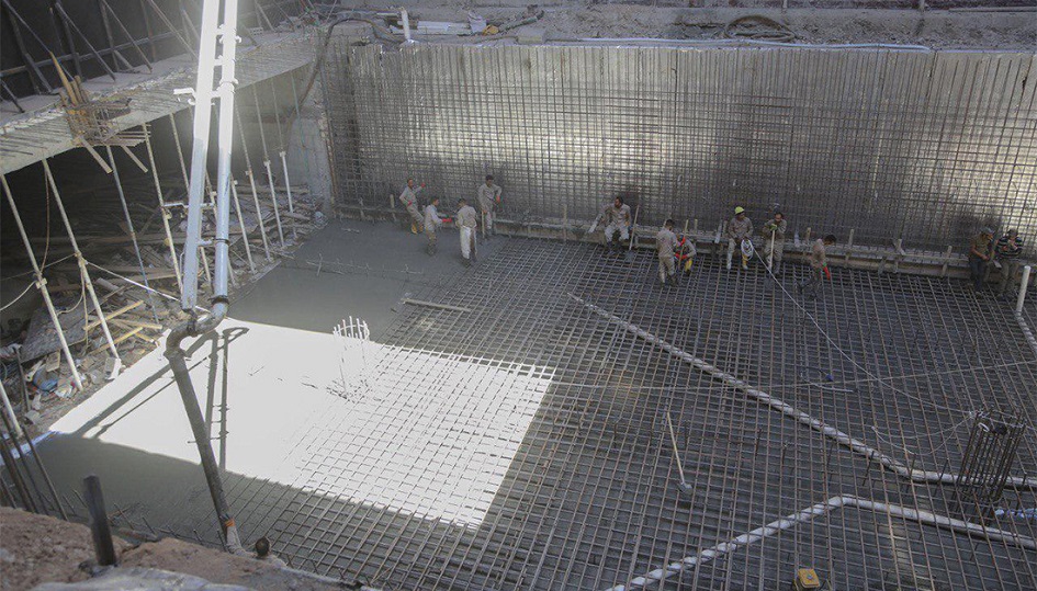 صحن جديد تحت الارض داخل مرقد الامام الحسين(ع)