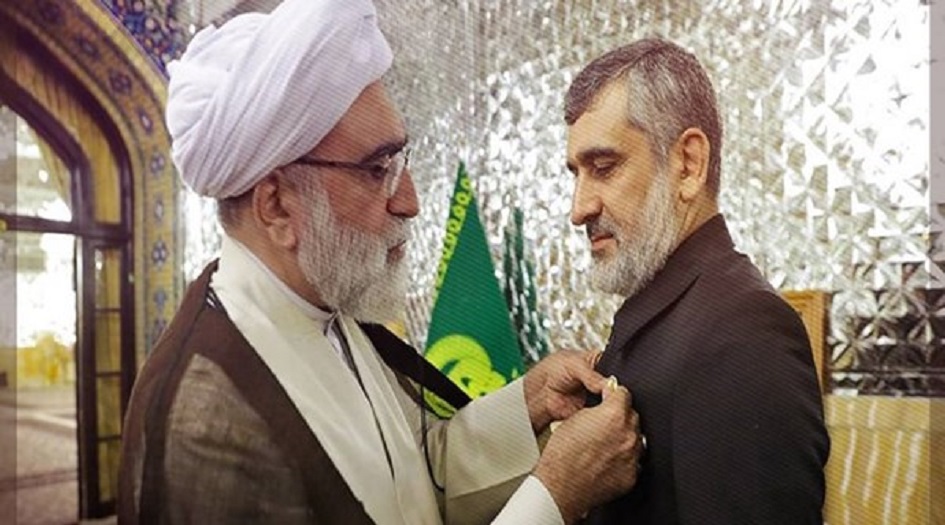 الروضة الرضوية تكرم قائد القوة الجوفضائية لحرس الثورة الاسلامية