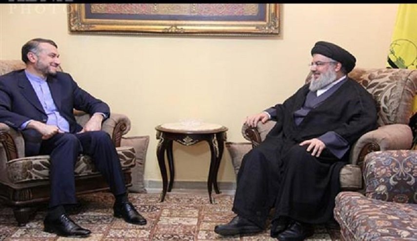 امير عبد اللهيان يلتقي السيد حسن نصر الله