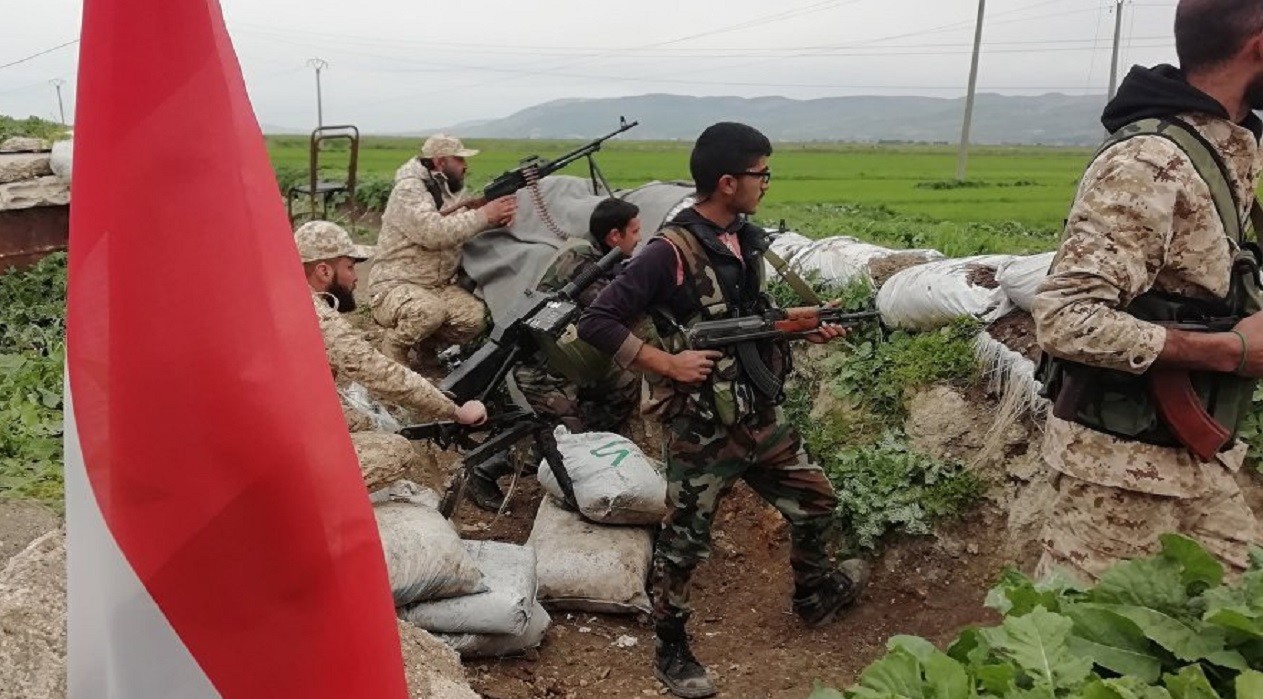 الجيش السوري يستهدف الارهابيين في ريف ادلب 