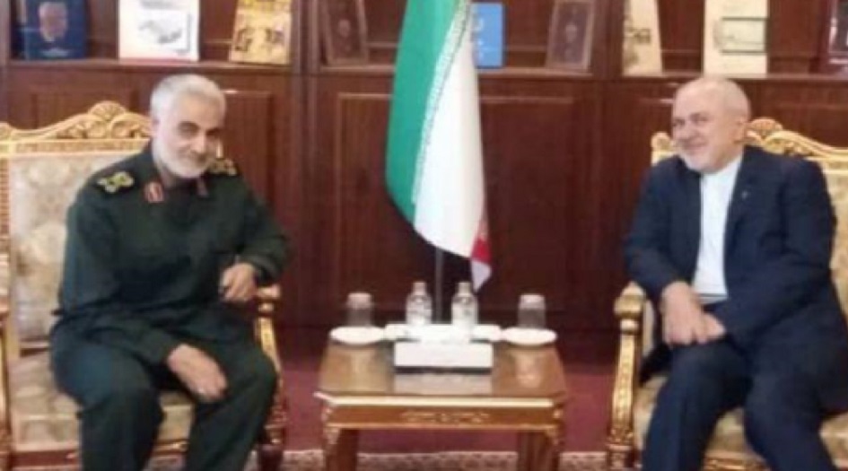 شاهد: اللواء سليماني يلتقي ظريف ، وهذا ما دار بينهما 