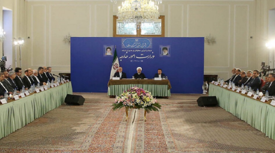 روحاني: ظريف يمثل الشعب الايراني جميعا