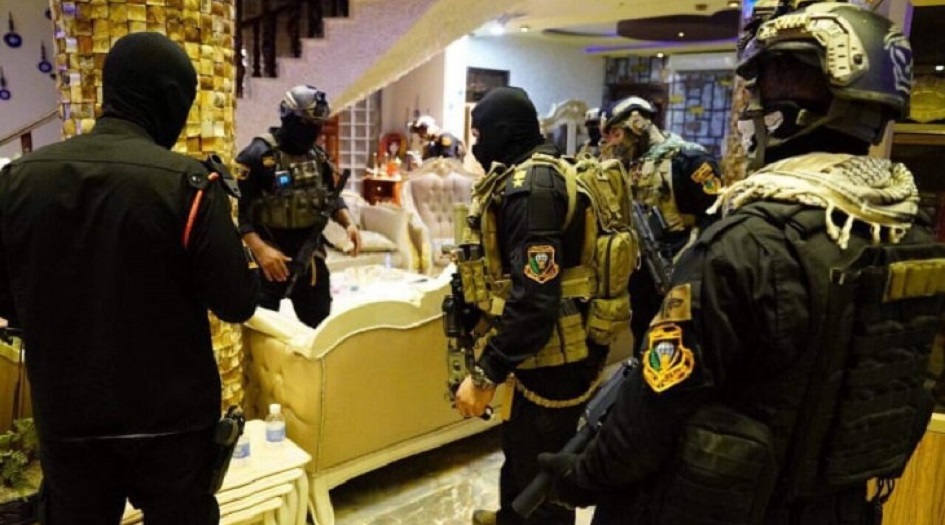 شاهد لحظة القبض على زعيم اكبر مافيا  في العراق