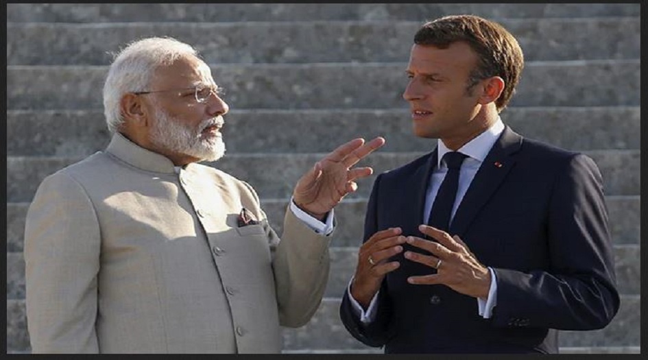 ماكرون يبلغ رئيس الوزراء الهندي أمراً بخصوص شطري كشمير