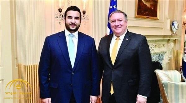 دیدار پامپئو و برادر محمد بن سلمان