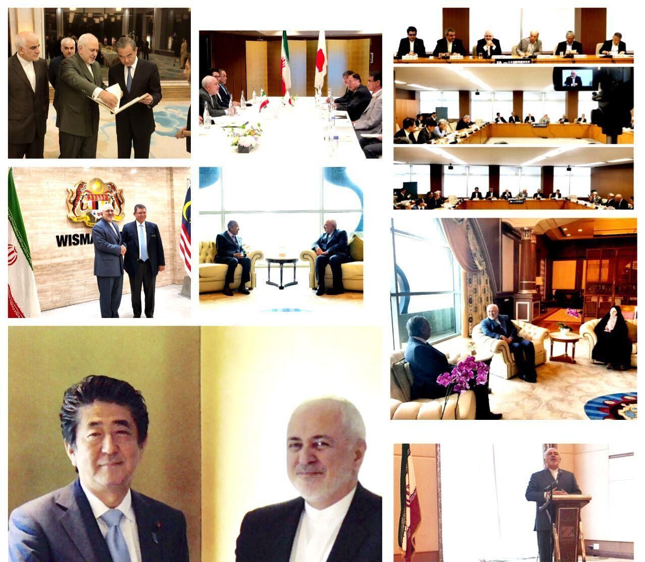 ظريف يغادر كوالالمبور عائدا الى طهران