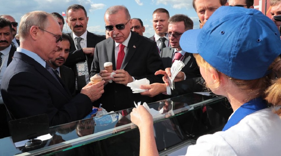 الفتاة التي باعت البوظة لبوتين وأردوغان ليست بائعة عادية