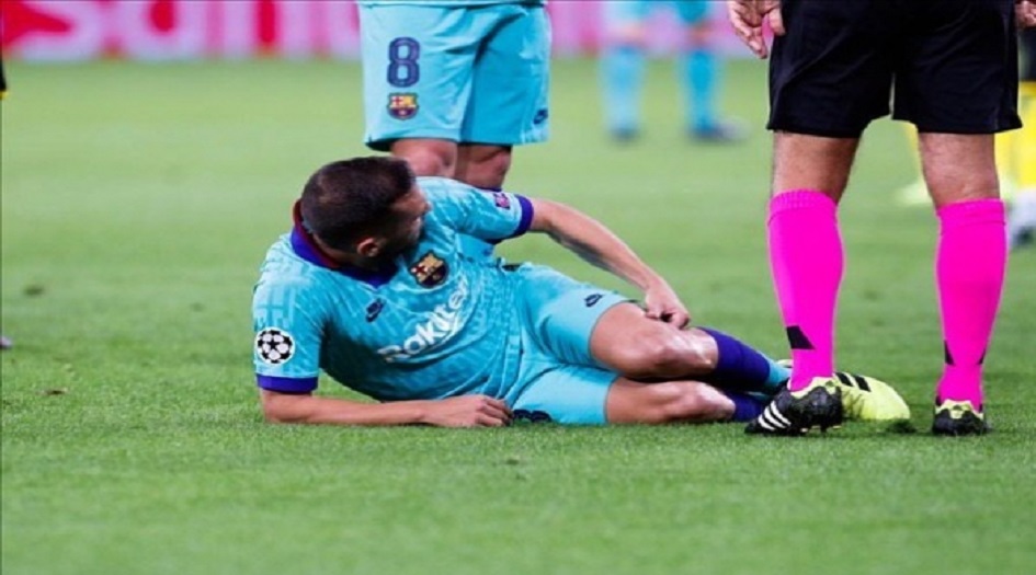 برشلونة يصدر بياناً بشأن اصابه مدافعه