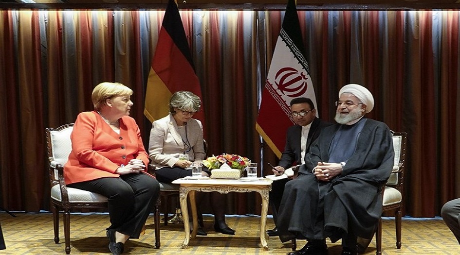 روحاني وميركل يؤكدان على تطبيق آلية اينستكس على وجه السرعة