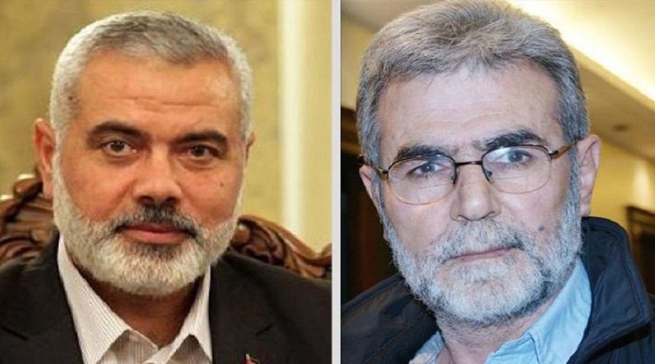 هنية والنخالة يؤكدان عمق العلاقة بين حماس والجهاد في ميدان المقاومة والتضحيات