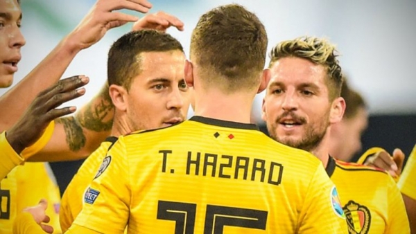 هازارد يقود بلجيكا لاكتساح روسيا في تصفيات "يورو 2020"