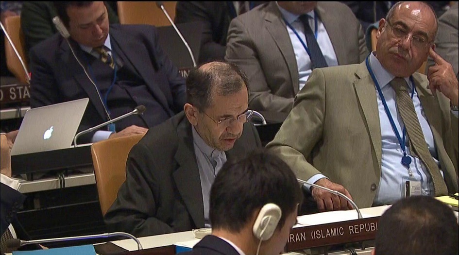 مندوب ايران: اميركا و"اسرائيل" تمنعان بلورة الشرق الاوسط الخالي من اسلحة الدمار الشامل