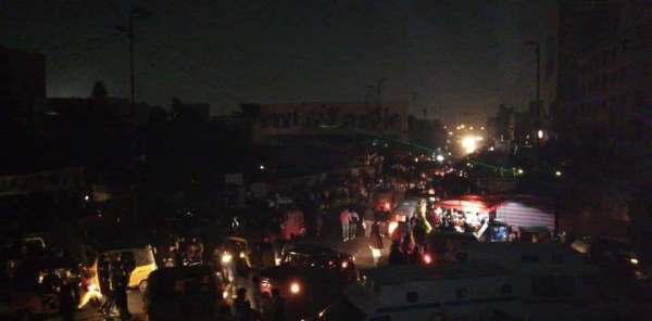 وزير الكهرباء يوضح سبب إنقطاع التيار عن ساحة التحرير ببغداد