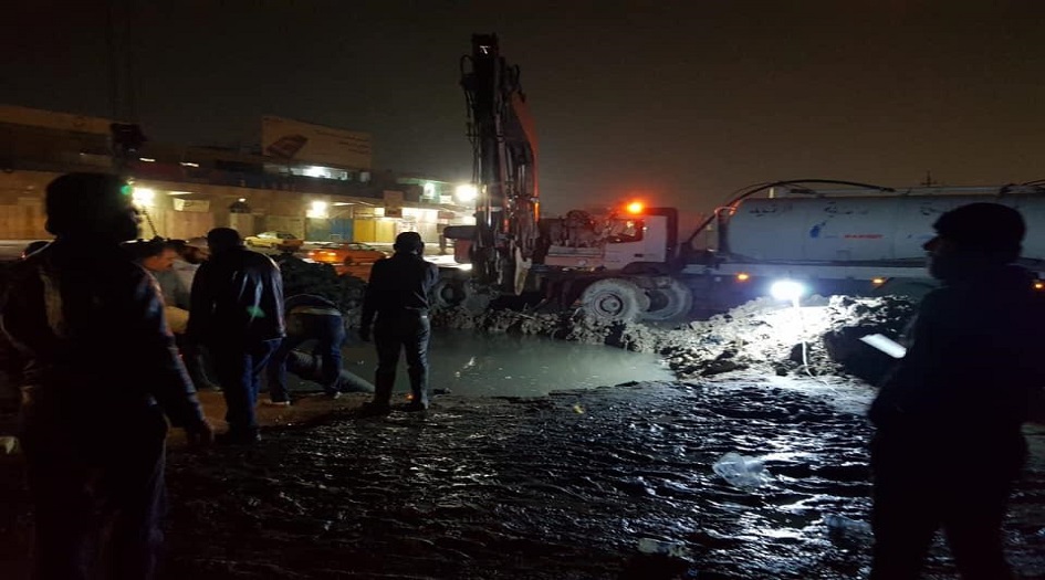 أمانة بغداد تكشف عن سبب انقطاع الماء في بعض مناطق بغداد 