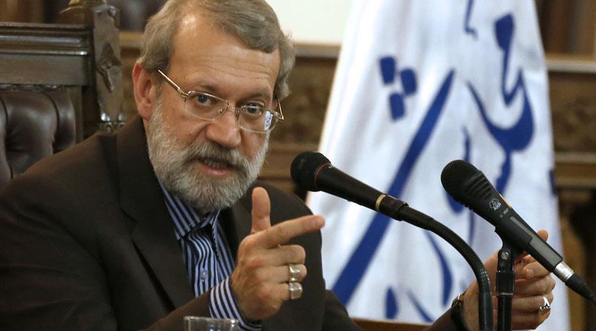 لاريجاني: قبول وقف إطلاق النار في اليمن خطوة حكيمة