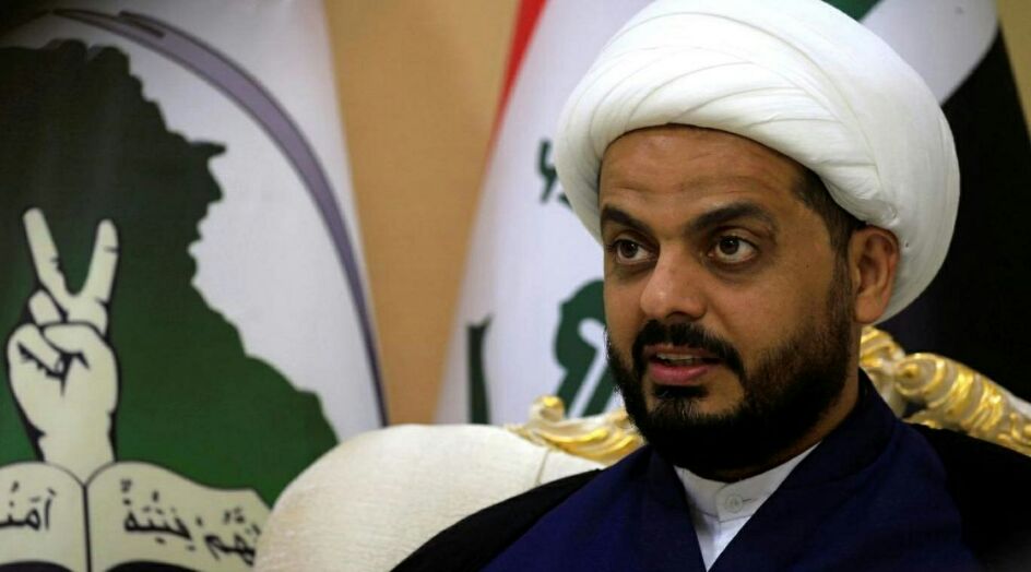 الخزعلي يتحدث عن مسلحين بين المتظاهرين..ويحذر من حرب أهلية