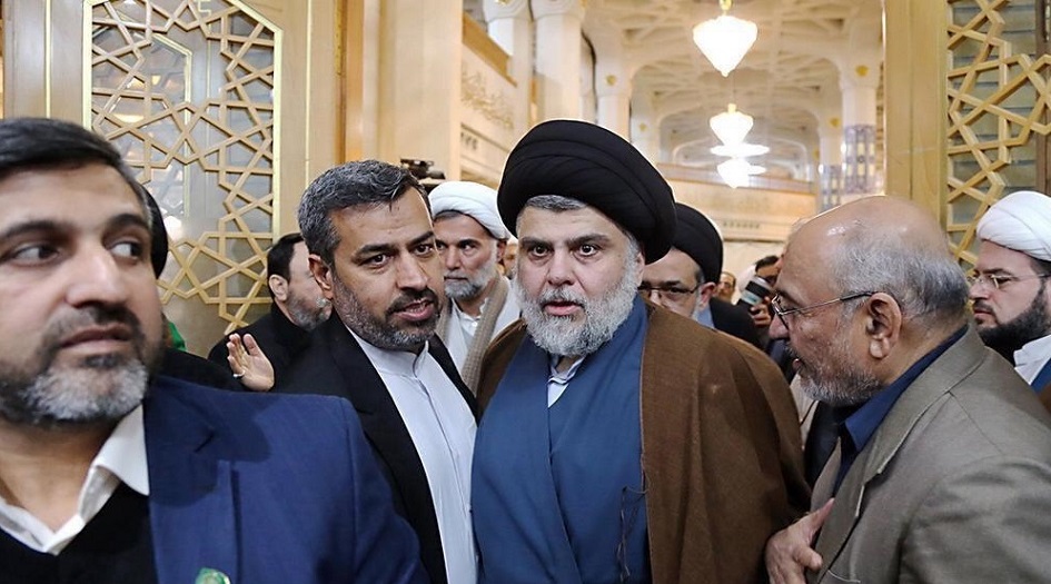 شاهد... مقتدى الصدر في ايران
