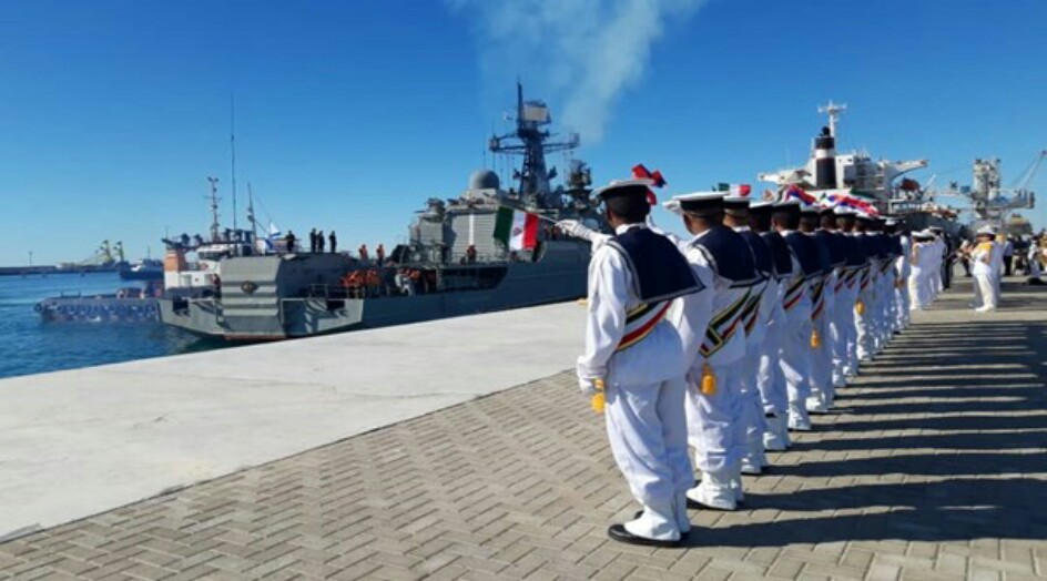 وحدات البحرية الروسية والصينية تصل ميناء جابهار