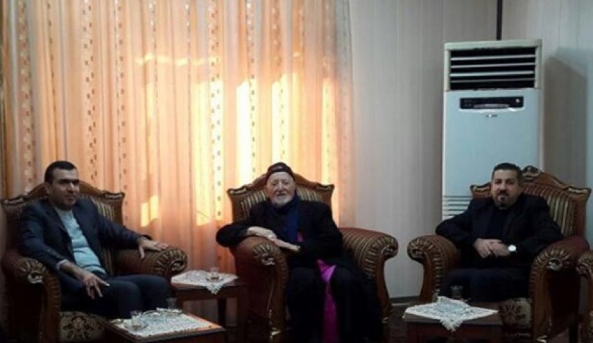 القنصل الايراني يلتقي اسقفي كركوك والسليمانية