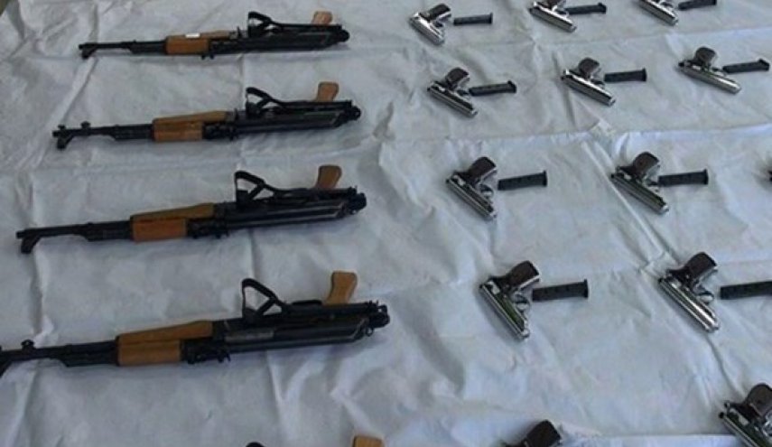 ضبط شحنة من الأسلحة الحربية غرب ايران