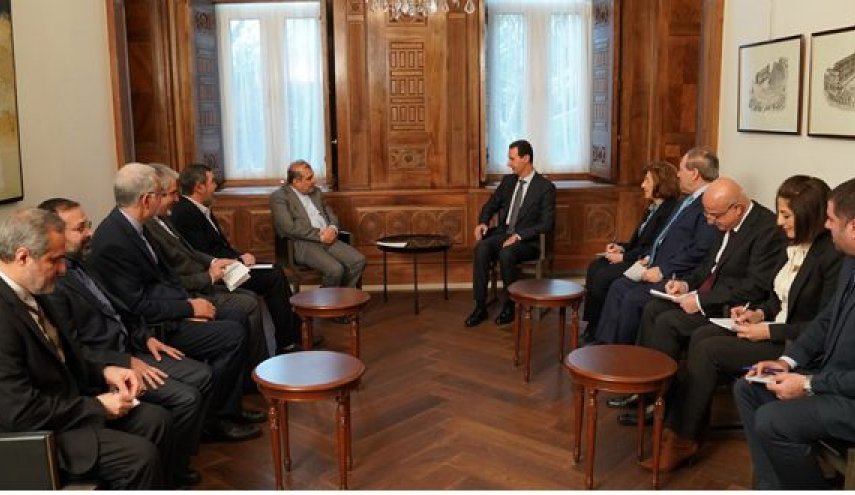 لقاء هام بين الرئيس الاسد وكبير مساعدي وزير الخارجية الإيراني