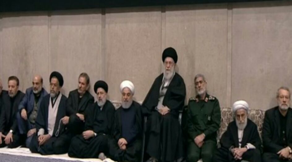 قائد الثورة يشارك بمراسم تأبين الشهيد سليماني ورفاقه