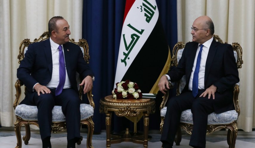 برهم صالح يستقبل وزير الخارجية التركي..هذا أبرز ما دار بينهما