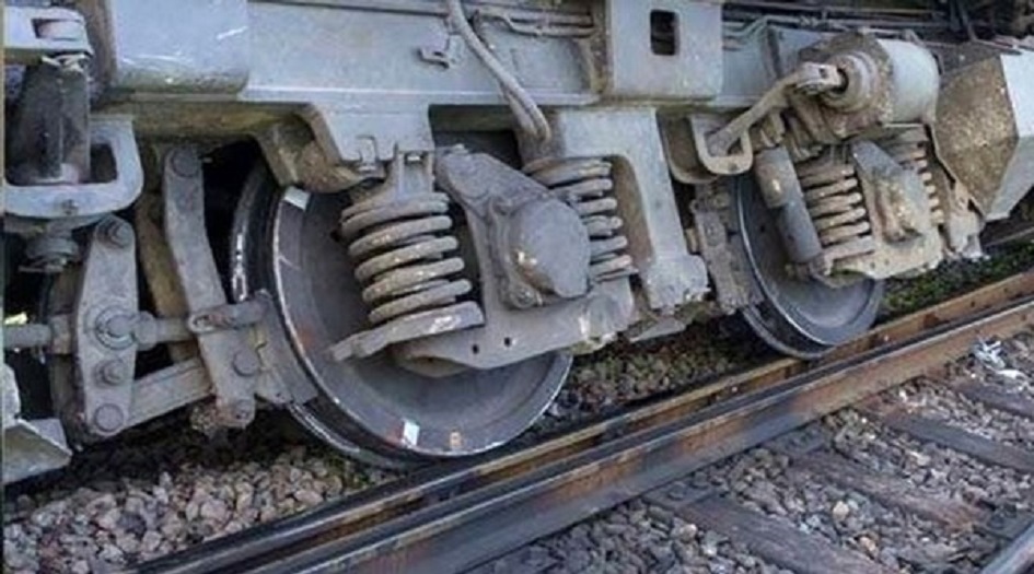 خروج قطار عن سكة الحديد في جنوب شرق ايران