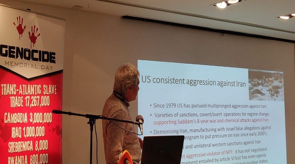 مشاركون بندوة في لندن: الحظر جريمة حرب