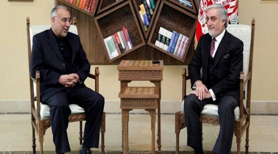 المبعوث الايراني يبحث مع الرئيس التنفيذي الافغاني التطورات الاقليمية والانتخابات الافغانية