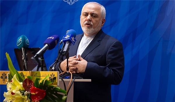 ظريف: اقتراح قائد الثورة حول فلسطين هو الوصفة الأكثر منطقية وعملية