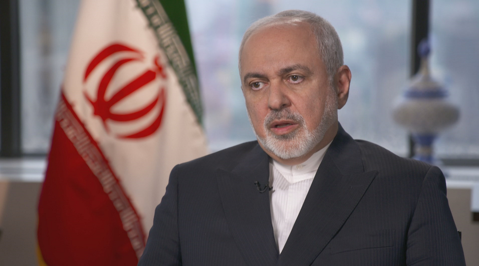 ظريف يؤكد موقف ايران الرافض لـ "صفقة القرن" والداعم للمصالحة الفلسطينية