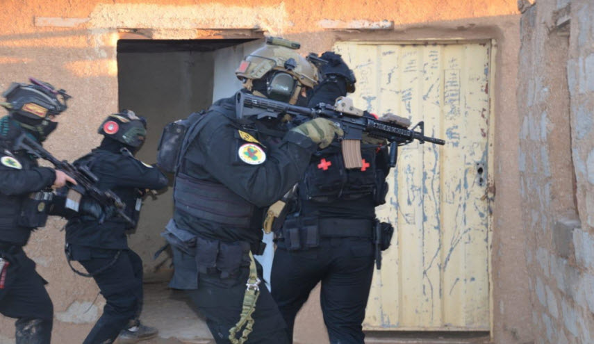 بالصور.. القوات العراقية تداهم اوكاراً لداعش في جبال بادوش 