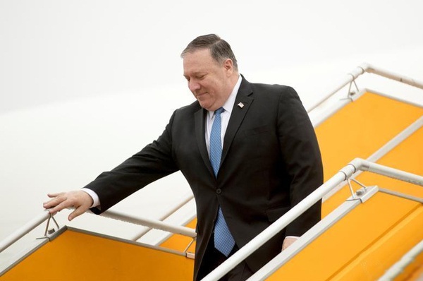 پمپئو وارد ریاض شد