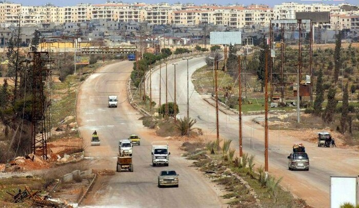 ازسرگیری تردد در بزرگراه بین المللی دمشق -حلب
