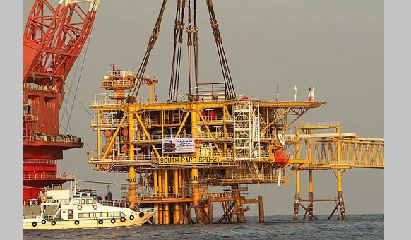 نصب سومین سکوی فاز 13 پارس جنوبی