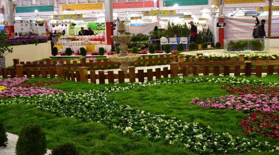 بالصور..  معرض النباتات والزهور في مدينة بابل الايرانية