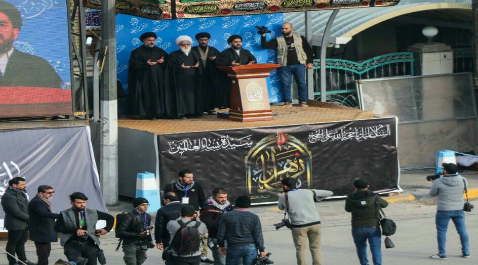 كشف كذبة القنوات المغرضة ضد المراجع الدينية في النجف (صور)