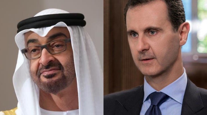 گفتگوی تلفنی سران امارات و سوریه پس از 9 سال