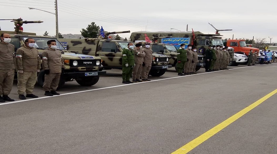 بدء مناورات الدفاع البيولوجي في مدينة مشهد