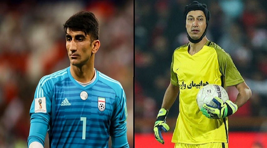 همدردی سنگربان تیم ملی با بهتاش فریبا( پیتر چک ایران) +عکس