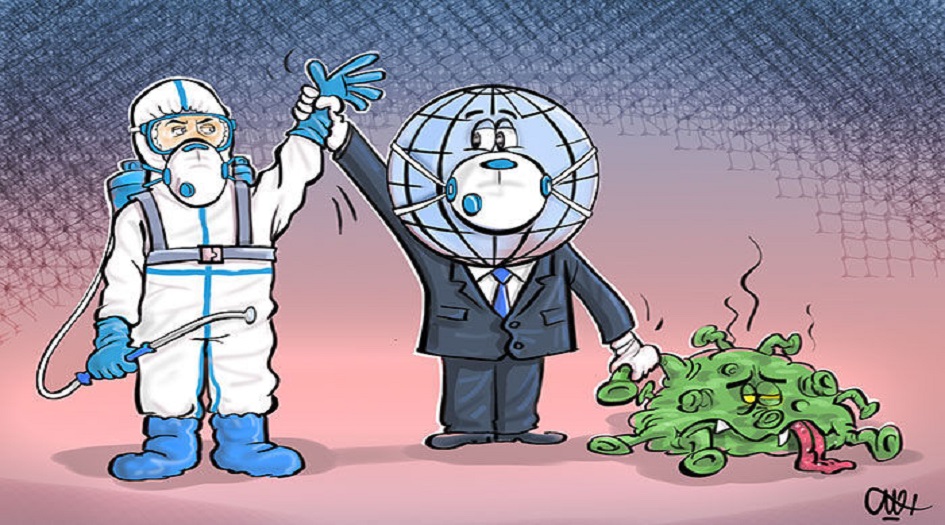 مشاركة 88 بلدا بمسابقة للرسوم الكاريكاتيرية بموضوع كورونا في ايران