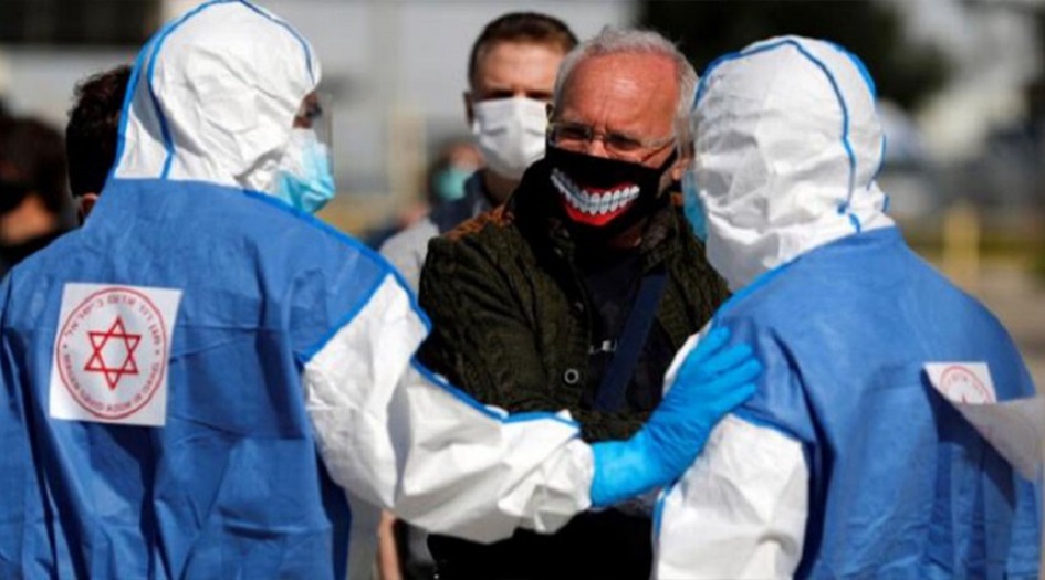 كيان الاحتلال..40 ٪ من المصابين ب"كورونا"جاءوا من الولايات المتحدة