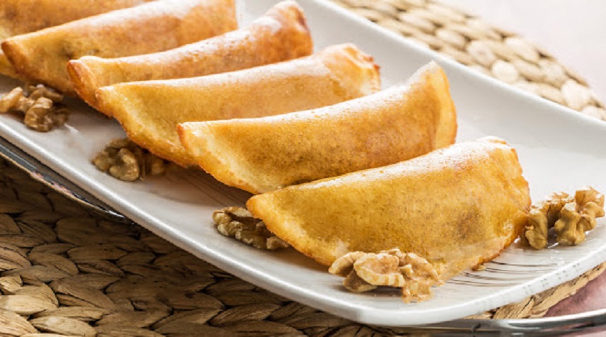 قطایف، شیرینی عربی مخصوص ماه مبارک رمضان 