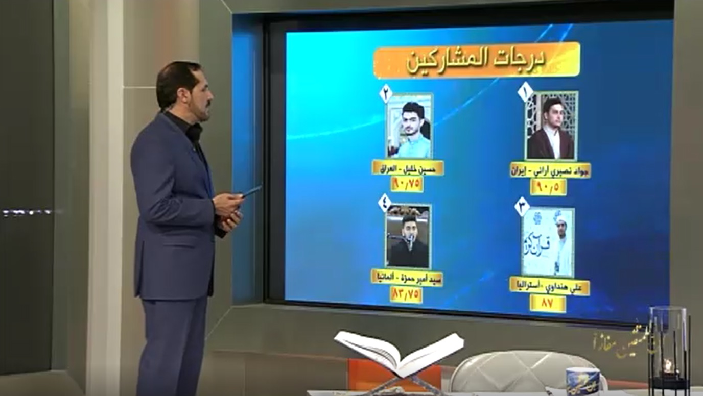 امتیازات شرکت کنندگان در بیستمین شب مسابقات قرآنی "مفازا"  